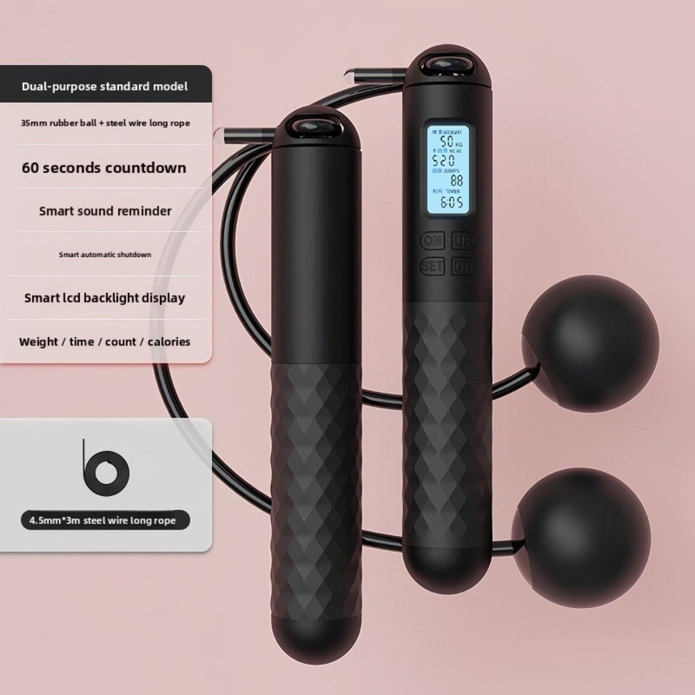 Беспроводная скакалка без вере – обзор и цена Smart Jump Rope Digital Counter